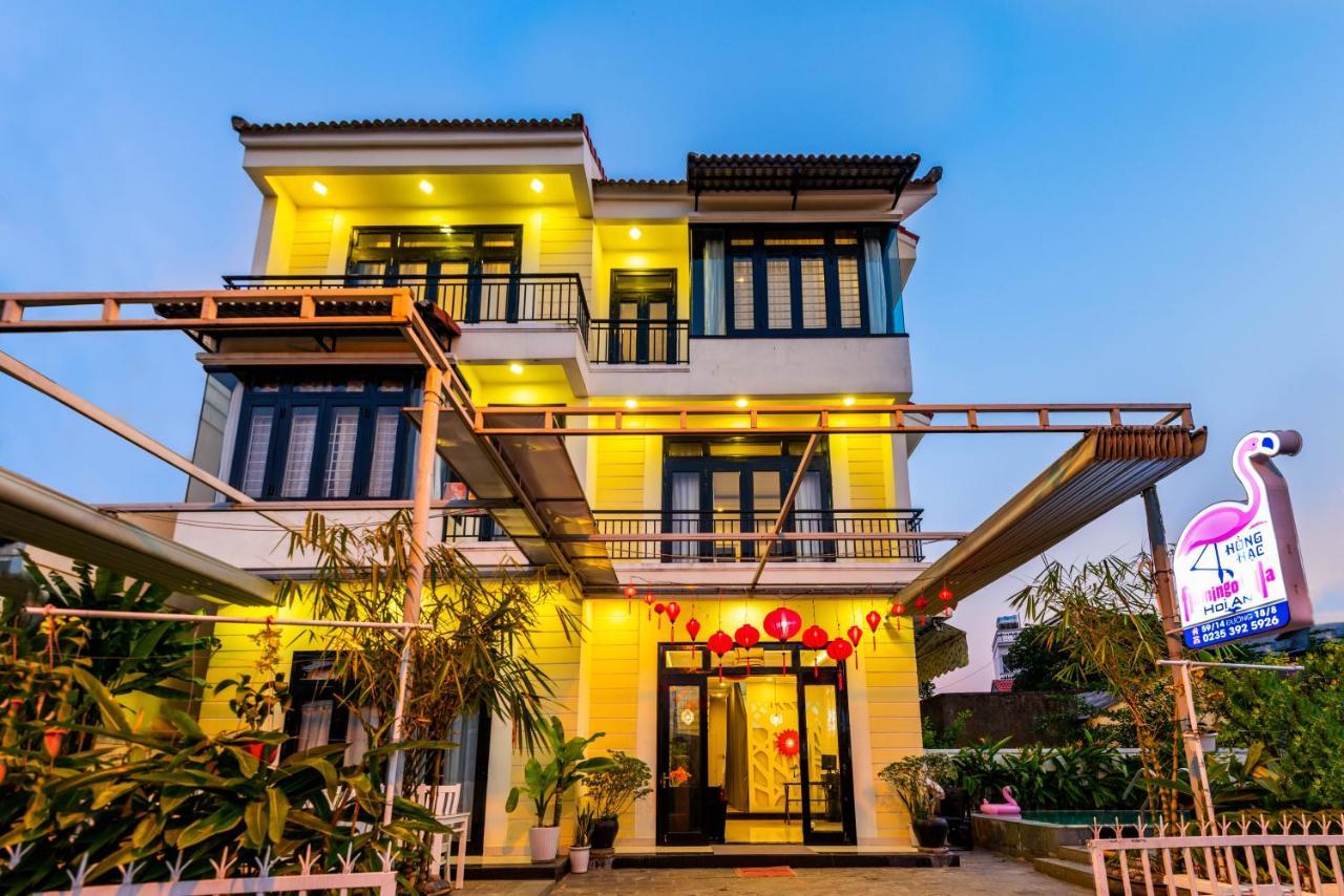 Flamingo Villa Homestay - Big Rooms With Balcony - Close To Hoi An Old Town 200M & Temple Bridge - Large Outside Pool For Sun Bathing Exterior foto