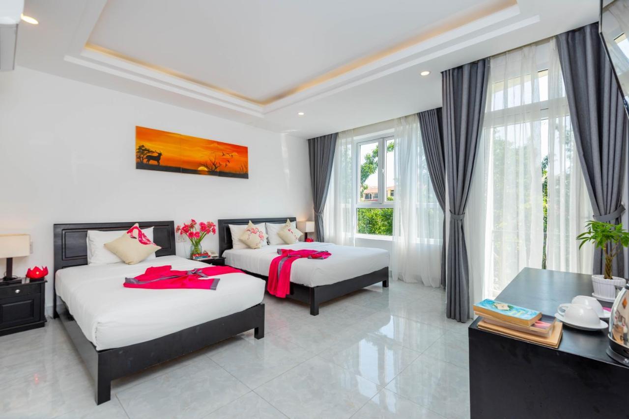 Flamingo Villa Homestay - Big Rooms With Balcony - Close To Hoi An Old Town 200M & Temple Bridge - Large Outside Pool For Sun Bathing Exterior foto