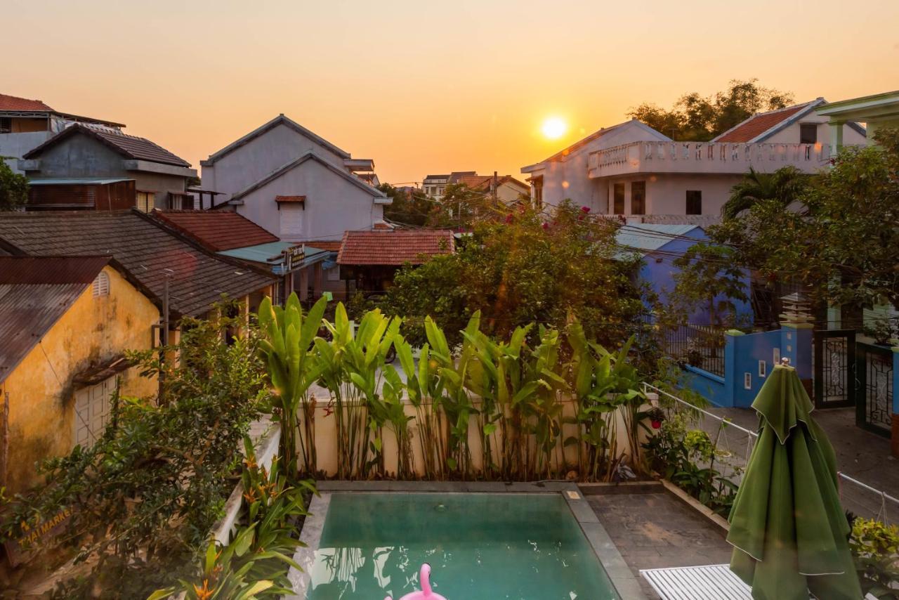 Flamingo Villa Homestay - Big Rooms With Balcony - Close To Hoi An Old Town 200M & Temple Bridge - Large Outside Pool For Sun Bathing Exterior foto